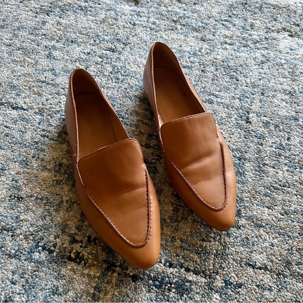 Madewell Tan Leather Loafers